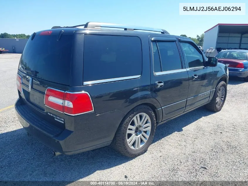 2010 Lincoln Navigator VIN: 5LMJJ2J56AEJ06294 Lot: 40114700