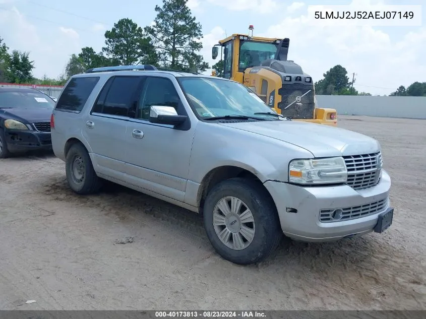 2010 Lincoln Navigator VIN: 5LMJJ2J52AEJ07149 Lot: 40173813