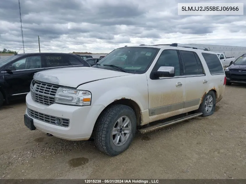 2011 Lincoln Navigator VIN: 5LMJJ2J55BEJ06966 Lot: 12015238