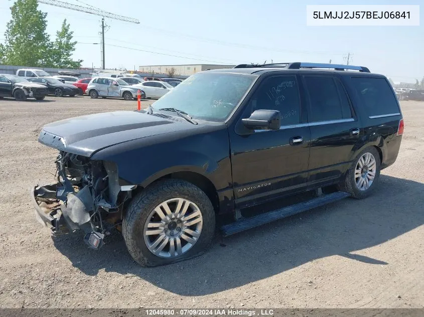 2011 Lincoln Navigator VIN: 5LMJJ2J57BEJ06841 Lot: 12045980