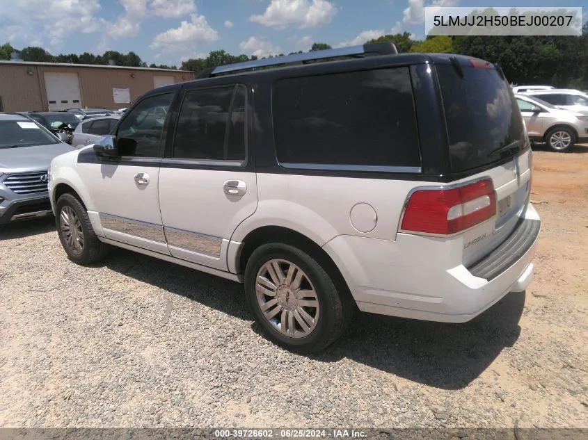 2011 Lincoln Navigator VIN: 5LMJJ2H50BEJ00207 Lot: 39726602