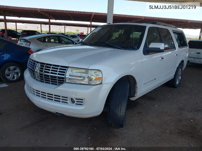 2011 Lincoln Navigator L VIN: 5LMJJ3J51BEJ01219 Lot: 39792160