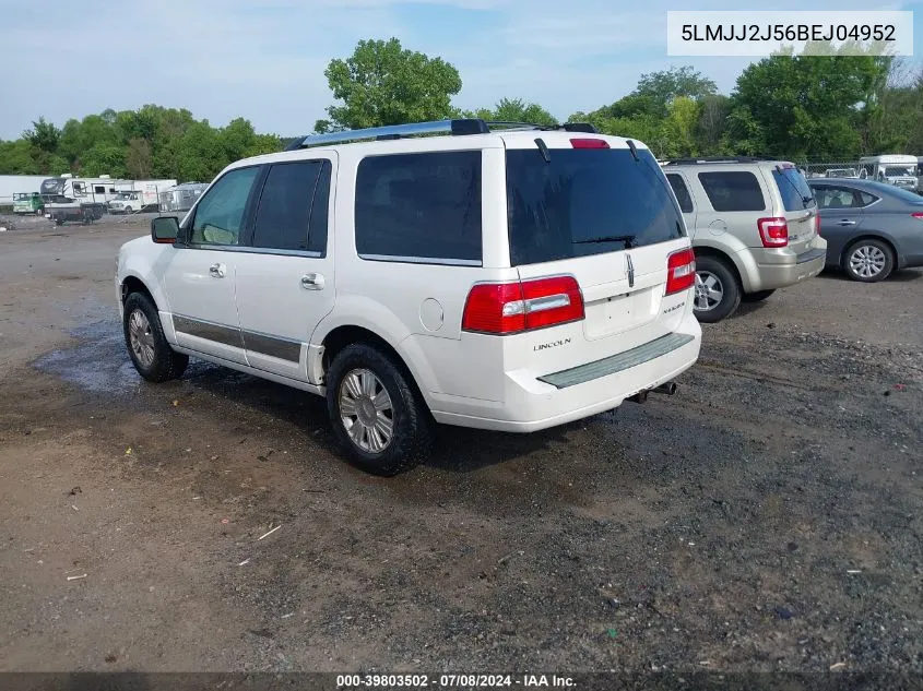 2011 Lincoln Navigator VIN: 5LMJJ2J56BEJ04952 Lot: 39803502