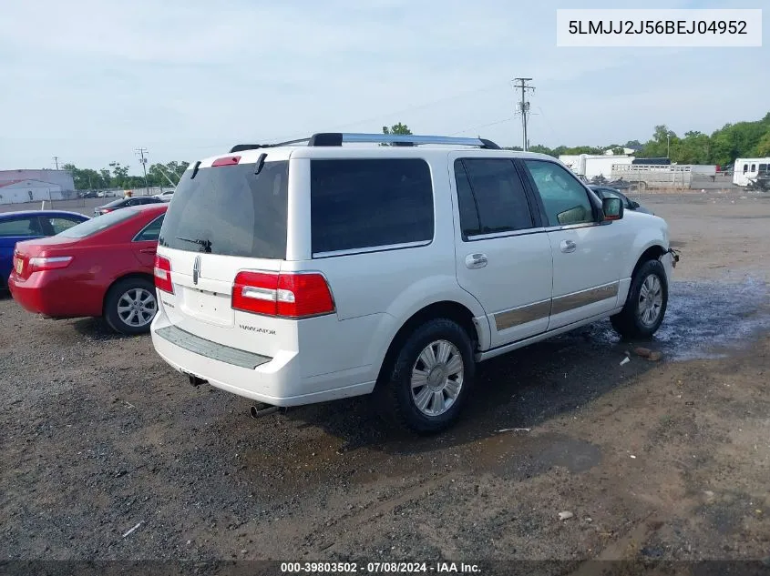 2011 Lincoln Navigator VIN: 5LMJJ2J56BEJ04952 Lot: 39803502