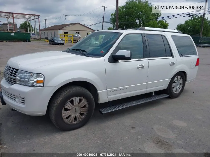 2011 Lincoln Navigator VIN: 5LMJJ2J50BEJ05384 Lot: 40010025