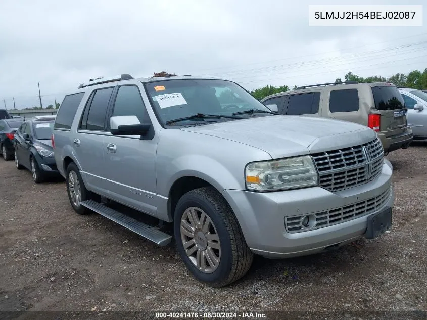 2011 Lincoln Navigator VIN: 5LMJJ2H54BEJ02087 Lot: 40241476