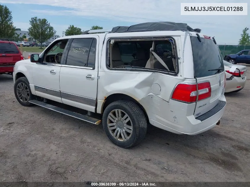 2012 Lincoln Navigator L VIN: 5LMJJ3J5XCEL01288 Lot: 39638399