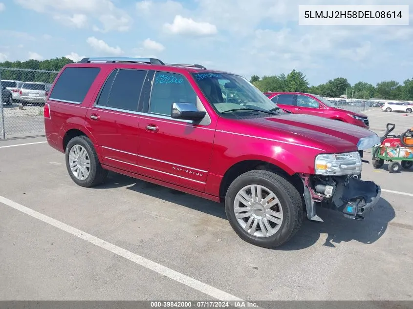 2013 Lincoln Navigator VIN: 5LMJJ2H58DEL08614 Lot: 39842000