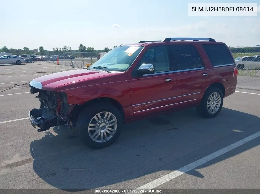 2013 Lincoln Navigator VIN: 5LMJJ2H58DEL08614 Lot: 39842000