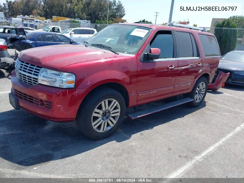 2014 Lincoln Navigator VIN: 5LMJJ2H58EEL06797 Lot: 39618781