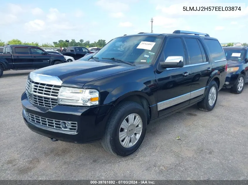 2014 Lincoln Navigator VIN: 5LMJJ2H57EEL03874 Lot: 39761892