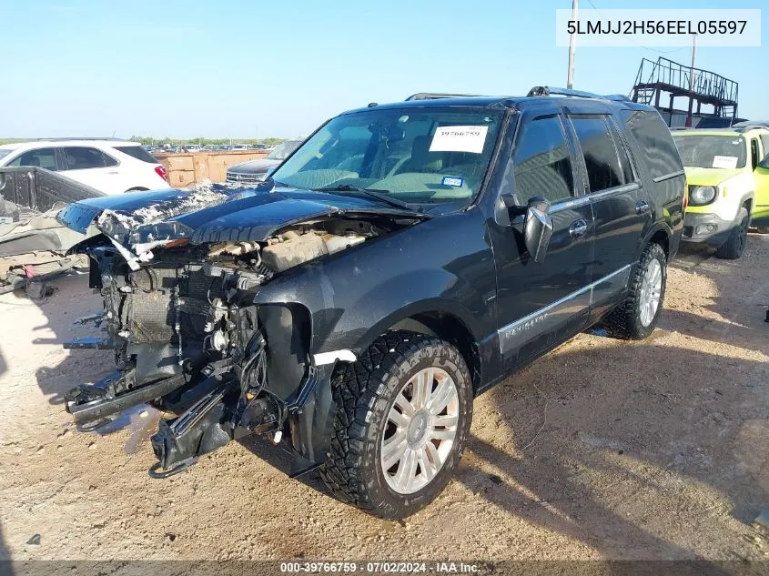 2014 Lincoln Navigator VIN: 5LMJJ2H56EEL05597 Lot: 39766759