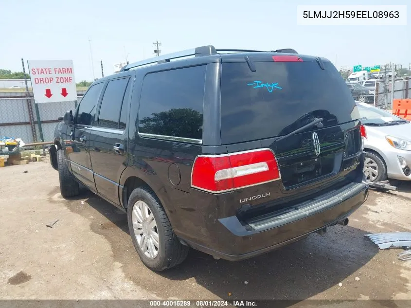 2014 Lincoln Navigator VIN: 5LMJJ2H59EEL08963 Lot: 40015289