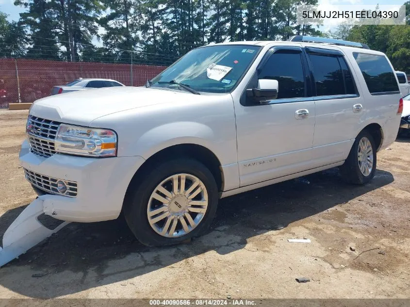 2014 Lincoln Navigator VIN: 5LMJJ2H51EEL04390 Lot: 40090586