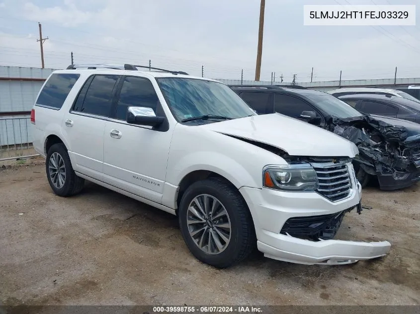 2015 Lincoln Navigator VIN: 5LMJJ2HT1FEJ03329 Lot: 39598755