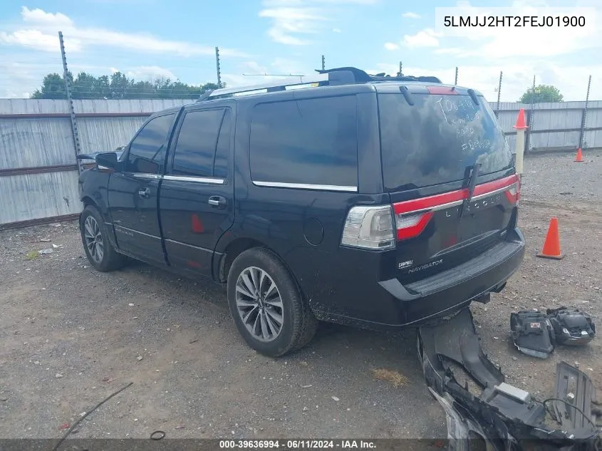 2015 Lincoln Navigator VIN: 5LMJJ2HT2FEJ01900 Lot: 39636994