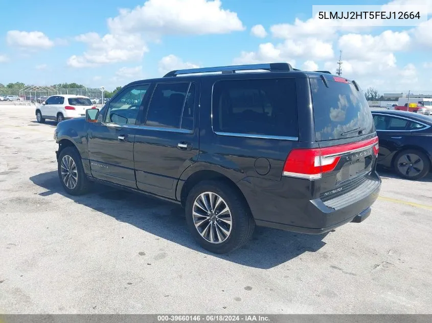 2015 Lincoln Navigator VIN: 5LMJJ2HT5FEJ12664 Lot: 39660146