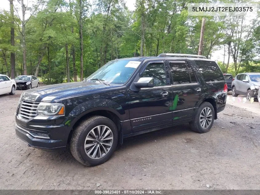 2015 Lincoln Navigator VIN: 5LMJJ2JT2FEJ03575 Lot: 39823401