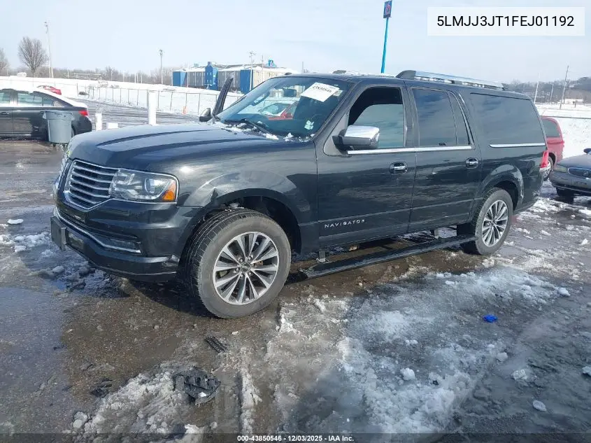 5LMJJ3JT1FEJ01192 2015 Lincoln Navigator L
