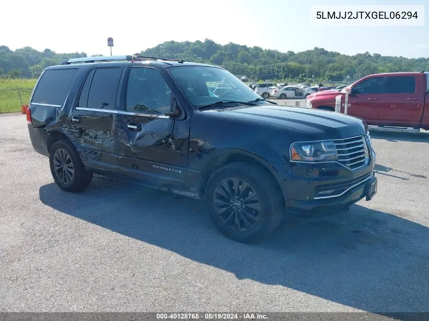 2016 Lincoln Navigator Select VIN: 5LMJJ2JTXGEL06294 Lot: 40128765