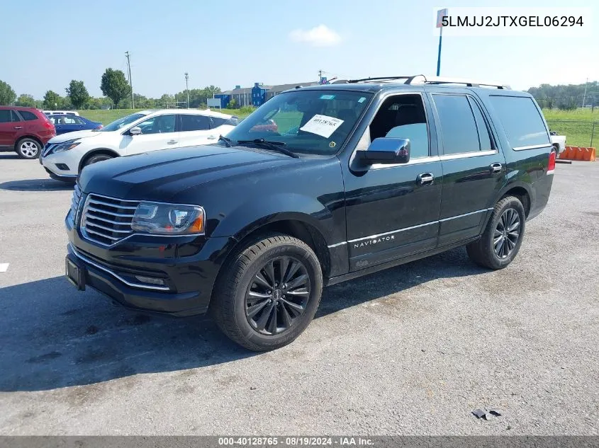 2016 Lincoln Navigator Select VIN: 5LMJJ2JTXGEL06294 Lot: 40128765