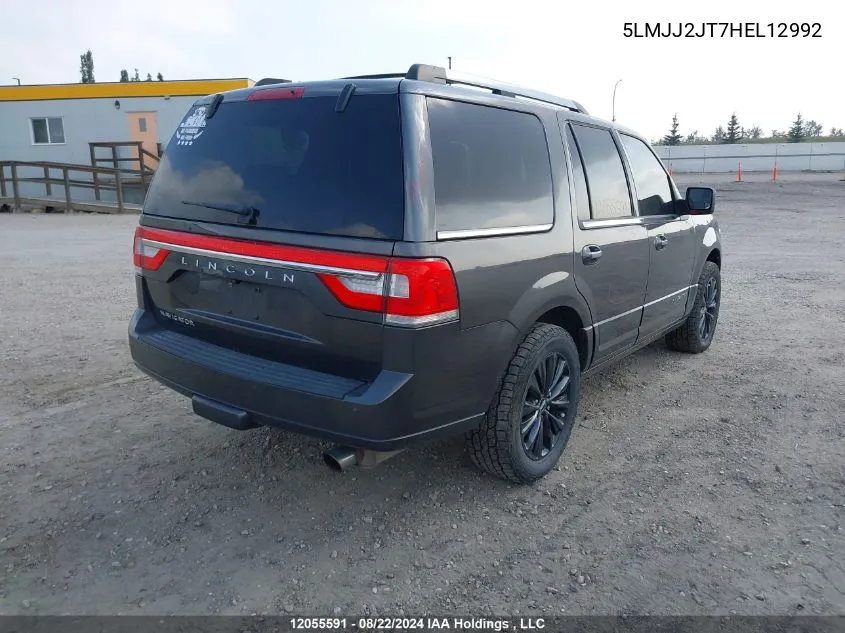 2017 Lincoln Navigator Select VIN: 5LMJJ2JT7HEL12992 Lot: 12055591