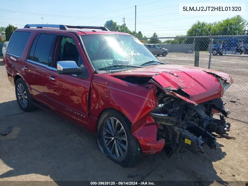 2017 Lincoln Navigator Select VIN: 5LMJJ2JT2HEL01320 Lot: 39639120