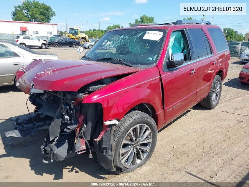 2017 Lincoln Navigator Select VIN: 5LMJJ2JT2HEL01320 Lot: 39639120