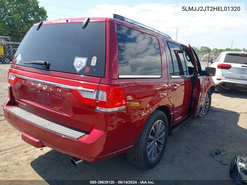 2017 Lincoln Navigator Select VIN: 5LMJJ2JT2HEL01320 Lot: 39639120