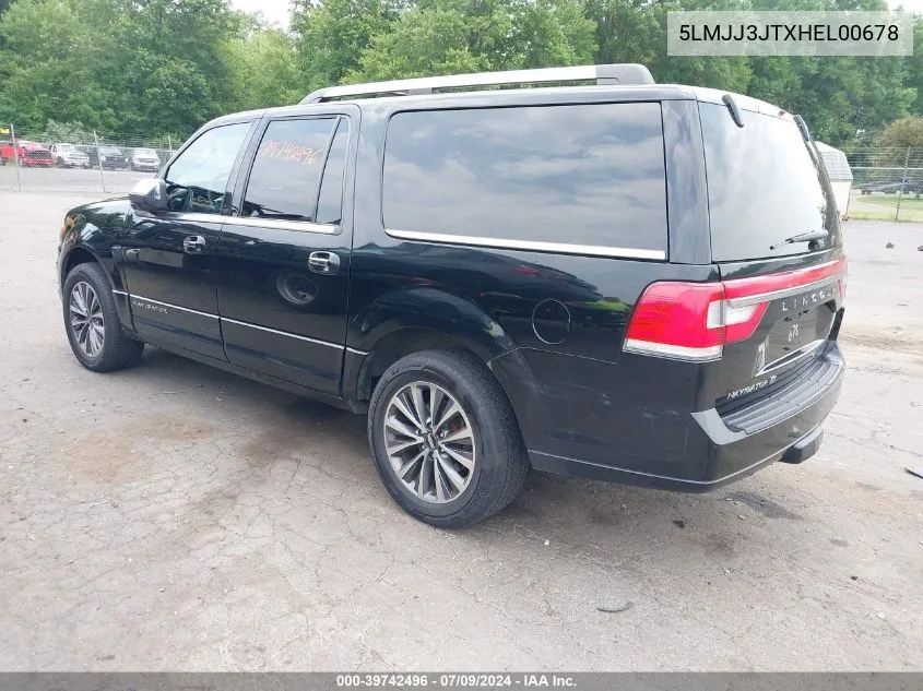 5LMJJ3JTXHEL00678 2017 Lincoln Navigator L Select