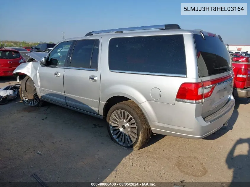 2017 Lincoln Navigator L Select VIN: 5LMJJ3HT8HEL03164 Lot: 40006430