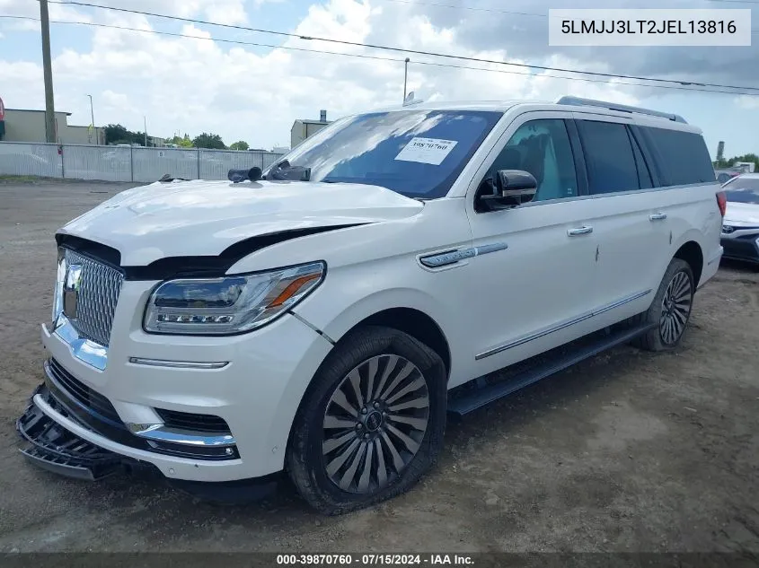 5LMJJ3LT2JEL13816 2018 Lincoln Navigator L Reserve