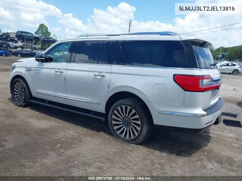 5LMJJ3LT2JEL13816 2018 Lincoln Navigator L Reserve