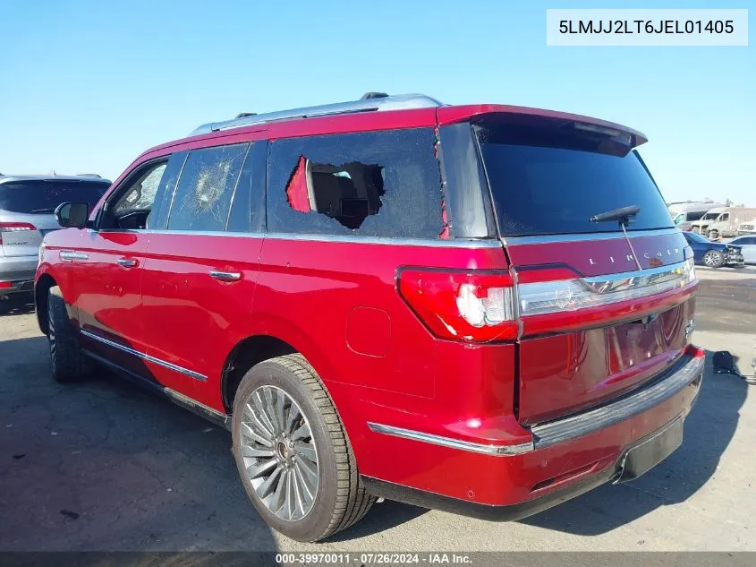 2018 Lincoln Navigator Reserve VIN: 5LMJJ2LT6JEL01405 Lot: 39970011