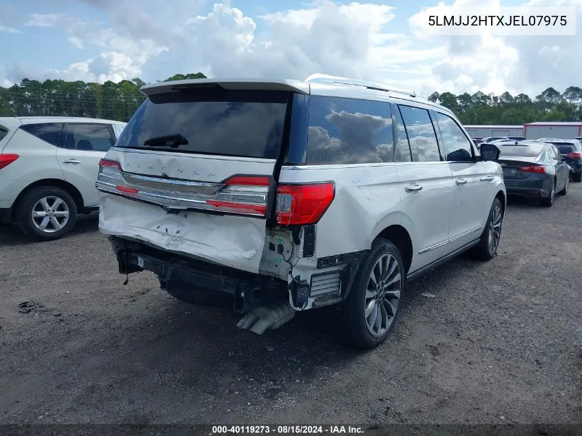 2018 Lincoln Navigator Select VIN: 5LMJJ2HTXJEL07975 Lot: 40119273