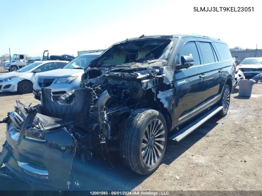 5LMJJ3LT9KEL23051 2019 Lincoln Navigator L Reserve