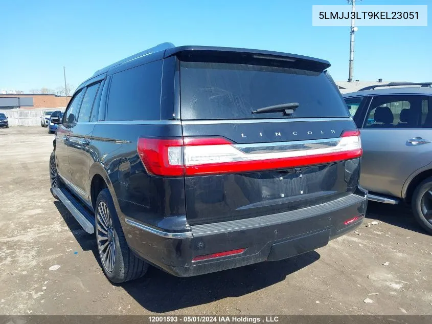 2019 Lincoln Navigator L Reserve VIN: 5LMJJ3LT9KEL23051 Lot: 12001593