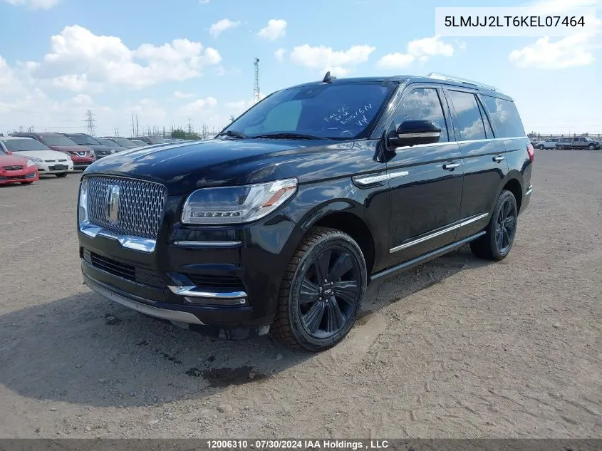 2019 Lincoln Navigator Reserve VIN: 5LMJJ2LT6KEL07464 Lot: 12006310