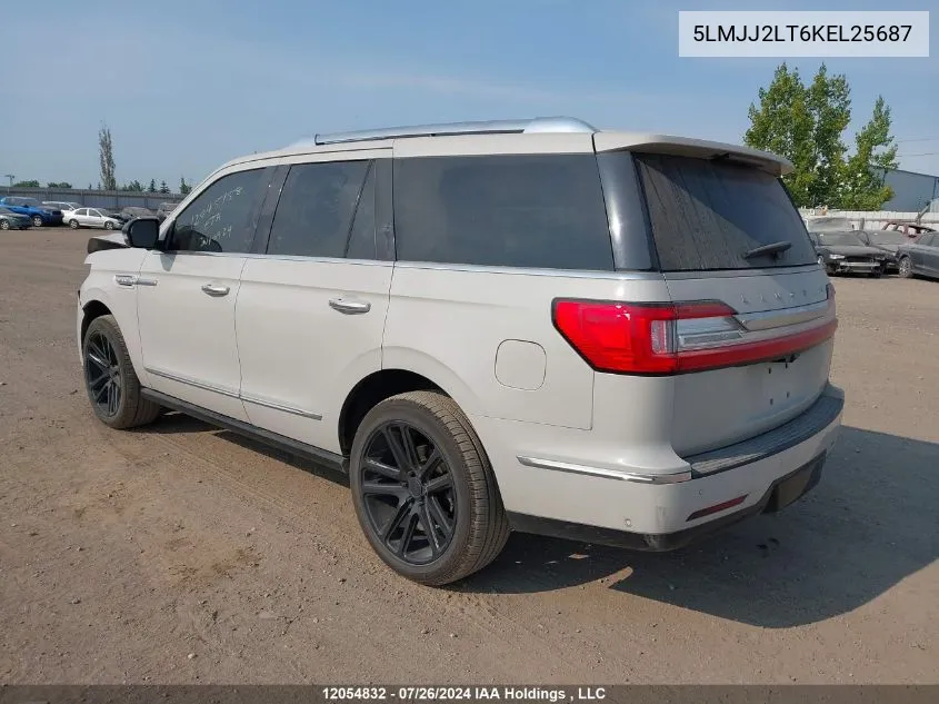 2019 Lincoln Navigator Reserve VIN: 5LMJJ2LT6KEL25687 Lot: 12054832