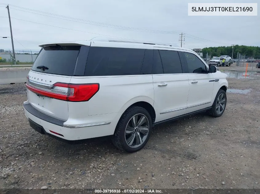 2019 Lincoln Navigator L Black Label VIN: 5LMJJ3TT0KEL21690 Lot: 39795935