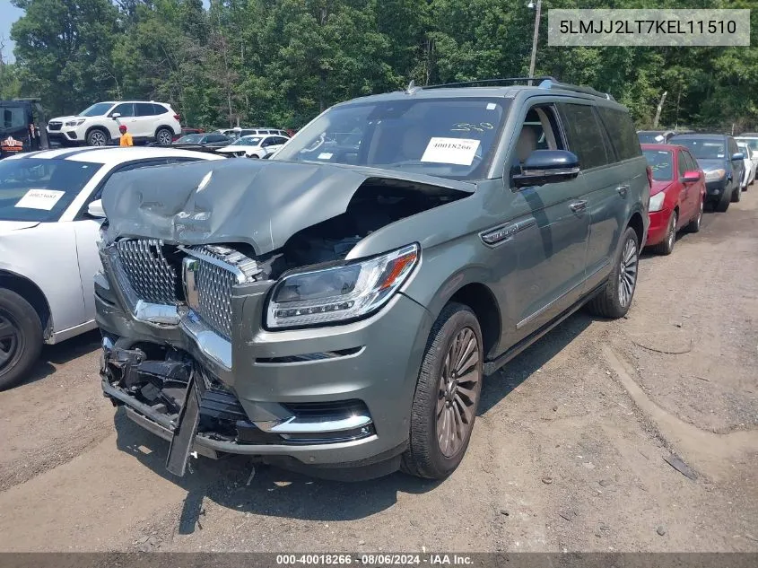 2019 Lincoln Navigator Reserve VIN: 5LMJJ2LT7KEL11510 Lot: 40018266