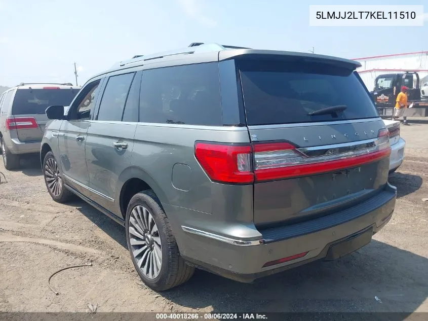 2019 Lincoln Navigator Reserve VIN: 5LMJJ2LT7KEL11510 Lot: 40018266