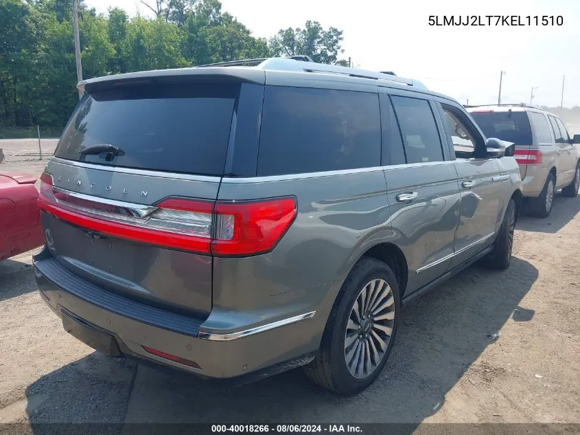 2019 Lincoln Navigator Reserve VIN: 5LMJJ2LT7KEL11510 Lot: 40018266