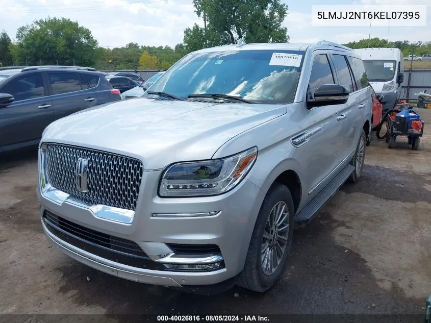 2019 Lincoln Navigator Standard VIN: 5LMJJ2NT6KEL07395 Lot: 40026816