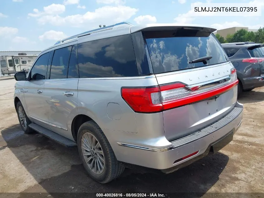 2019 Lincoln Navigator Standard VIN: 5LMJJ2NT6KEL07395 Lot: 40026816