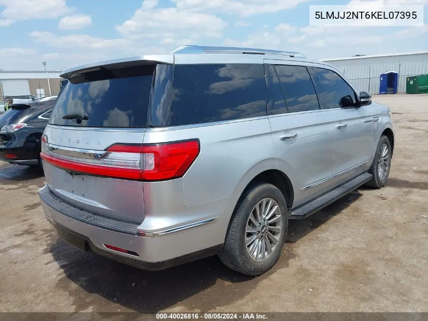 2019 Lincoln Navigator Standard VIN: 5LMJJ2NT6KEL07395 Lot: 40026816