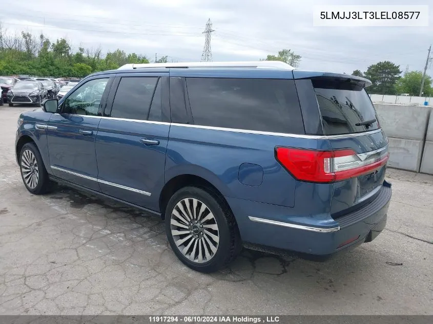 2020 Lincoln Navigator L Reserve VIN: 5LMJJ3LT3LEL08577 Lot: 11917294