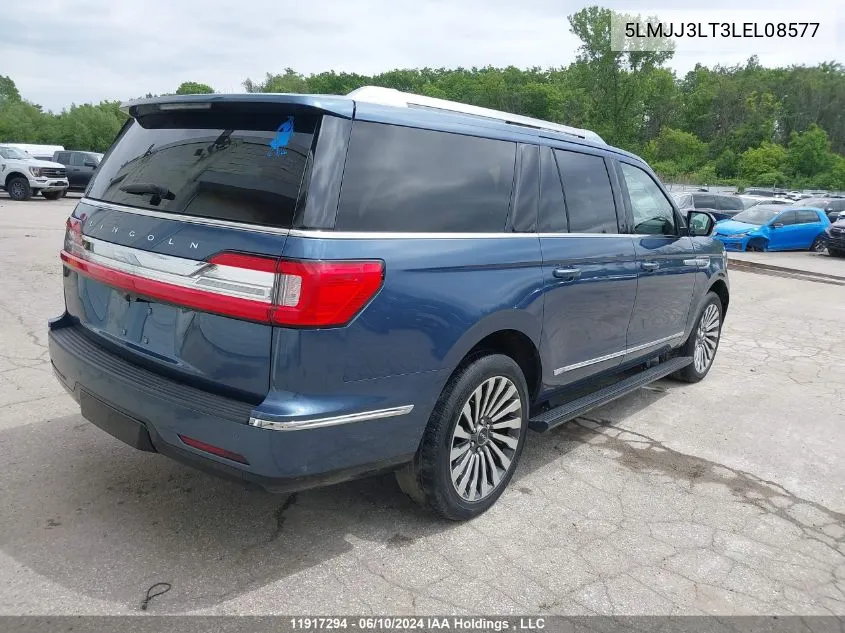 2020 Lincoln Navigator L Reserve VIN: 5LMJJ3LT3LEL08577 Lot: 11917294