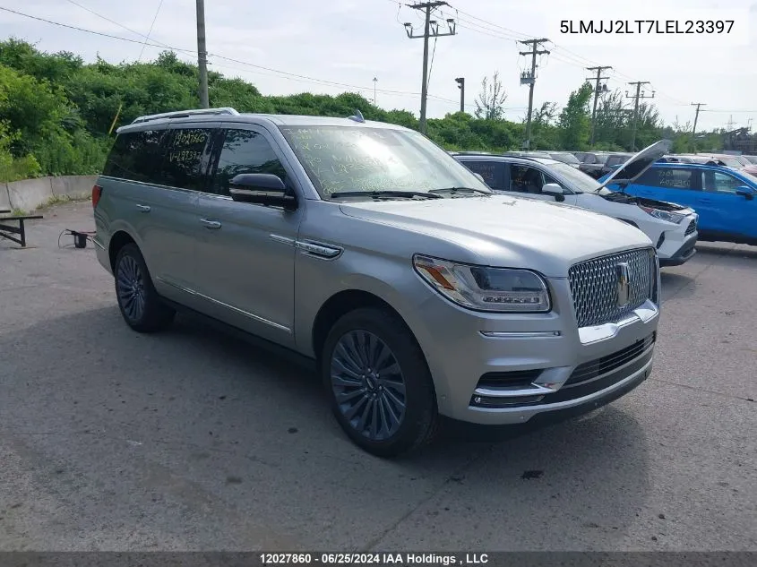 2020 Lincoln Navigator VIN: 5LMJJ2LT7LEL23397 Lot: 12027860