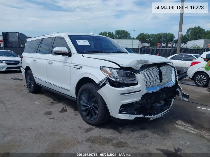 5LMJJ3LT8LEL16223 2020 Lincoln Navigator Reserve L